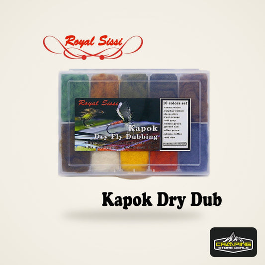 Royal Sissi Kapok Dry Fly Dubbing (10 Colors)