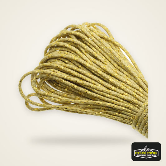 New Gold Silver 550 Paracord Parachute Cord Lanyard Mil Spec Type III 7 Strand Core 100 FT 19 Colors
