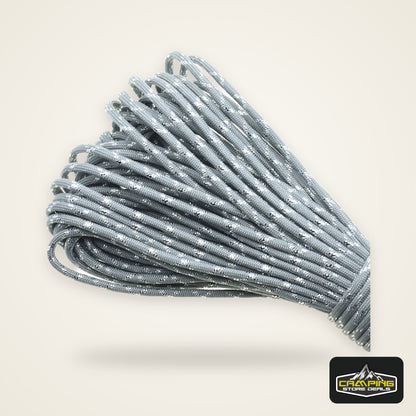 New Gold Silver 550 Paracord Parachute Cord Lanyard Mil Spec Type III 7 Strand Core 100 FT 19 Colors