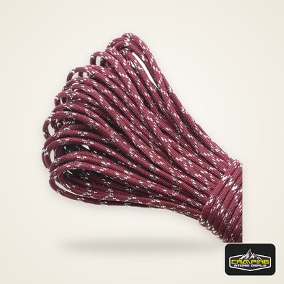 New Gold Silver 550 Paracord Parachute Cord Lanyard Mil Spec Type III 7 Strand Core 100 FT 19 Colors