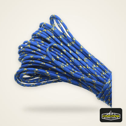 New Gold Silver 550 Paracord Parachute Cord Lanyard Mil Spec Type III 7 Strand Core 100 FT 19 Colors