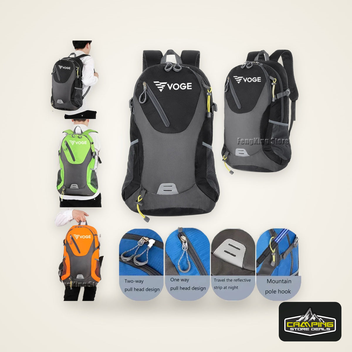 New Outdoor Sports Mountaineering Bag Men's and Women's Large Capacity Travel Backpack For VOGE 650DSX 500DSX LX 525R 300R 125R