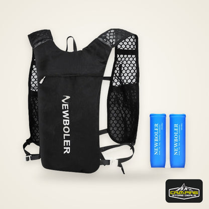 NEWBOLER Breathable Hydration Vest Trail Running Backpacks Lightweight Cycling Run Jogging Marathon Backpack Riding Climbing Bag