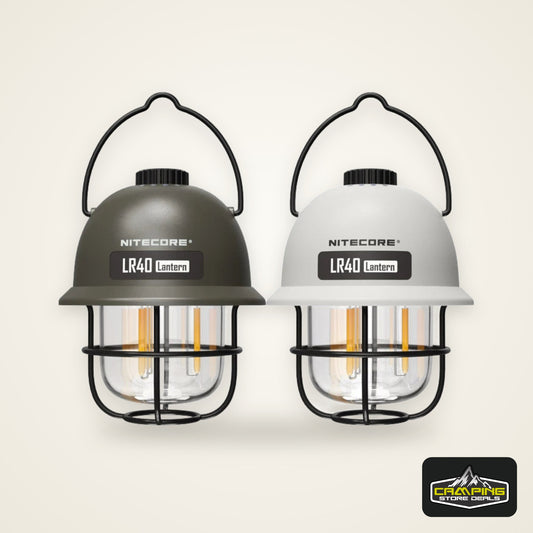 NITECORE 2-in-1 LR40 Camping Light Power Bank 100 Lumen 3 Light Sources Portable LED USB-C Rechargeable Camping Tent Lantern