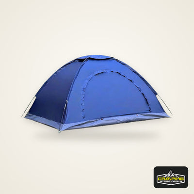Outdoor camping tent, hand-built rain and sun protection hiking tent, double bed for couples and children, portable windproof