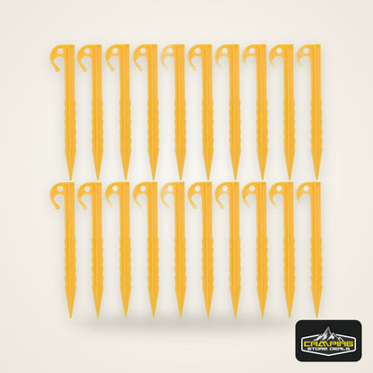 Outdoor Camping Tent Nails Sand Ground Triangular Stake Ground Awning Camping Tools Plastic Tent Pegs Nail Accessories 20/10pcs