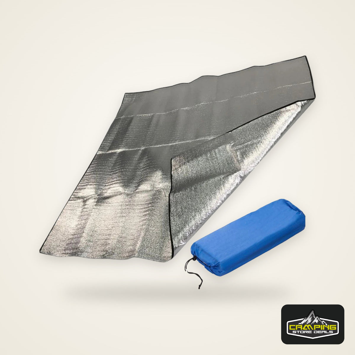 Outdoor Double-sided Moisture-proof Aluminum Foil Foam Pad Waterproof and Insulating Foil Mat Picnic Mat Camping Mat for Beach T