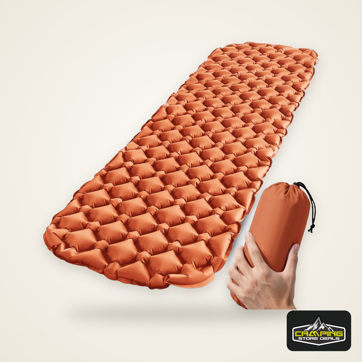 Outdoor Sleeping Pad Camping Inflatable Mattress Ultralight Air Cushion Travel Mat Folding Bed No Headrest For Travel Hiking