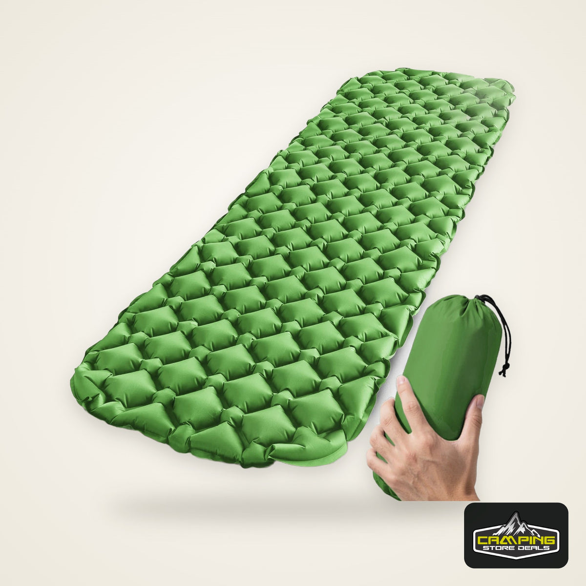 Outdoor Sleeping Pad Camping Inflatable Mattress Ultralight Air Cushion Travel Mat Folding Bed No Headrest For Travel Hiking