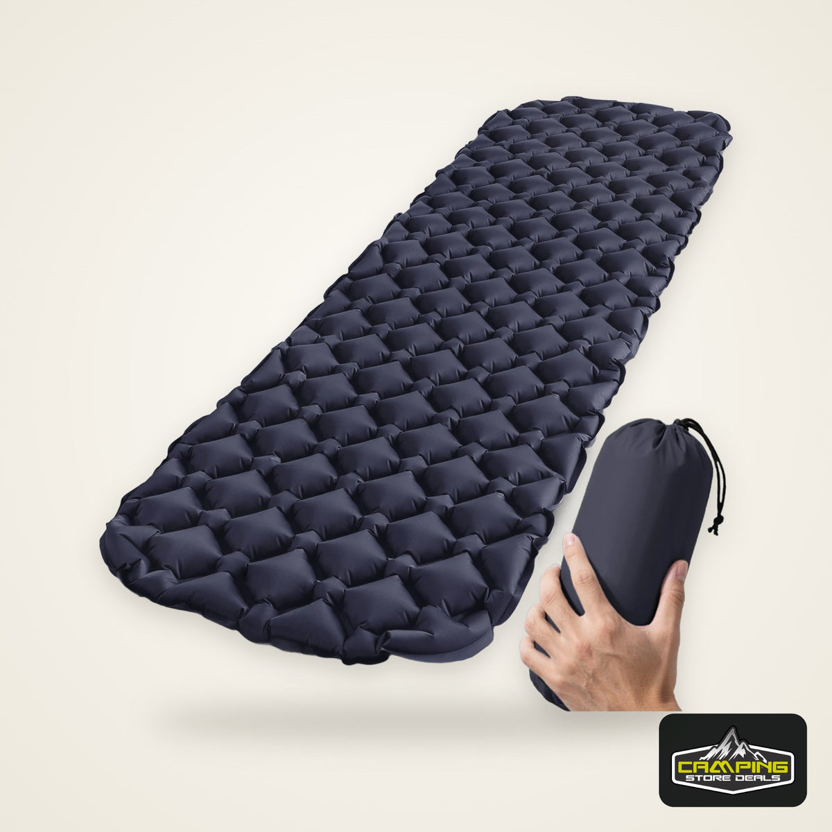 Outdoor Sleeping Pad Camping Inflatable Mattress Ultralight Air Cushion Travel Mat Folding Bed No Headrest For Travel Hiking