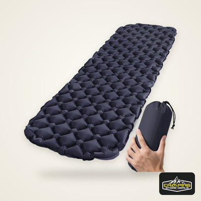 Outdoor Sleeping Pad Camping Inflatable Mattress Ultralight Air Cushion Travel Mat Folding Bed No Headrest For Travel Hiking