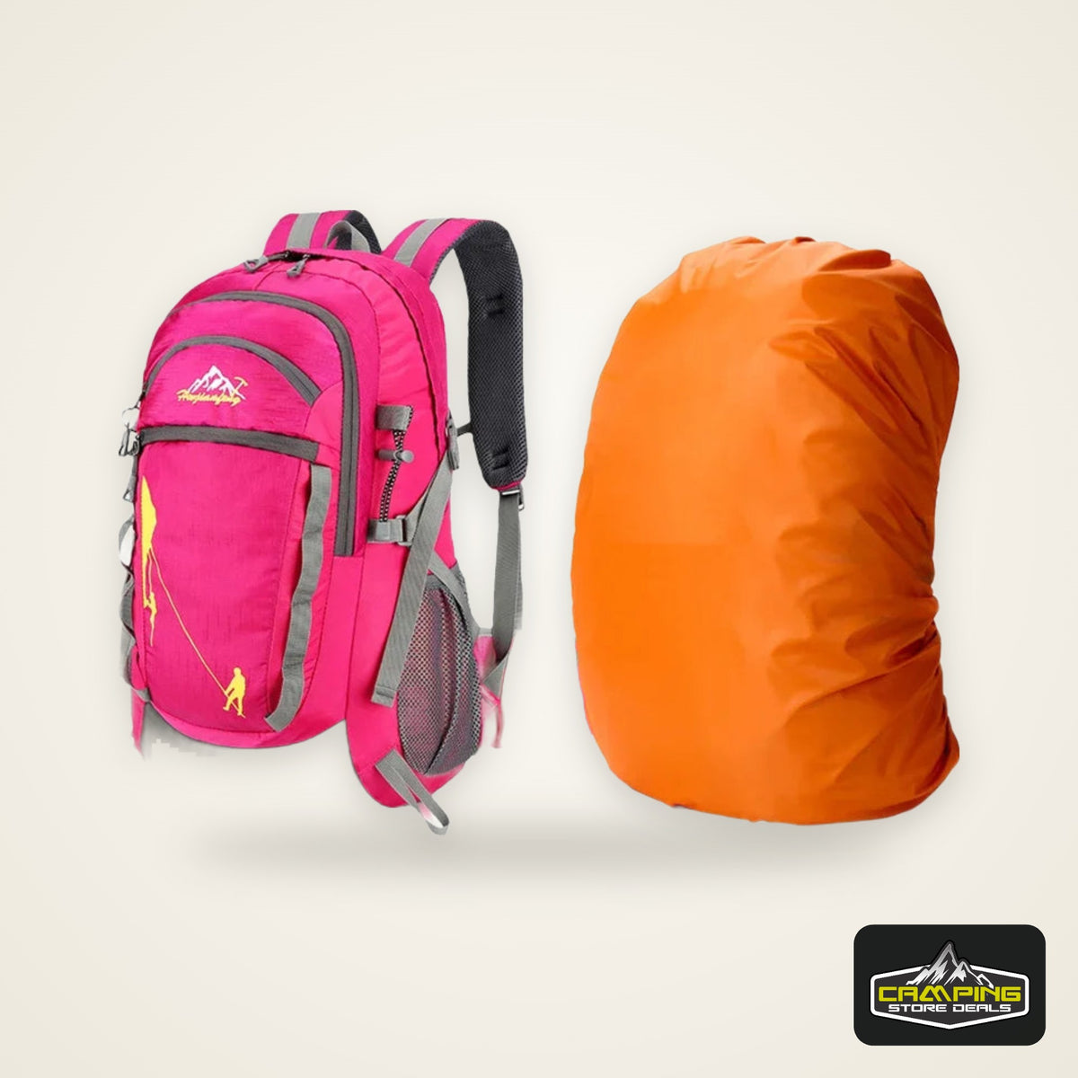 Outdoor Sports Short Distance Trip Backpack Mountaineering Duffel Bag Camping Travel Knapsack Climbing Hiking Hydration Rucksack