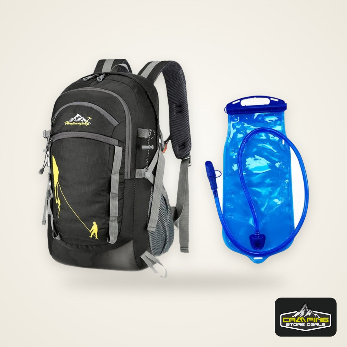 Outdoor Sports Short Distance Trip Backpack Mountaineering Duffel Bag Camping Travel Knapsack Climbing Hiking Hydration Rucksack