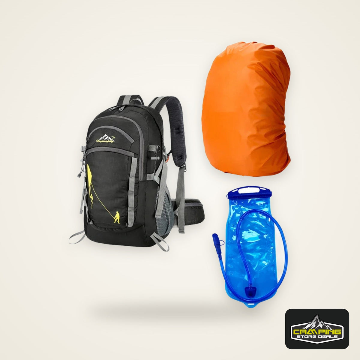 Outdoor Sports Short Distance Trip Backpack Mountaineering Duffel Bag Camping Travel Knapsack Climbing Hiking Hydration Rucksack