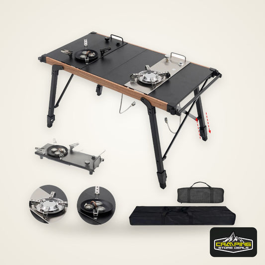 Pandatour Camping IGT 0.5UNT Gas Stove Outdoor One lick Ignite High Effi Ciency Camping Supplies Table Stove High Firepower