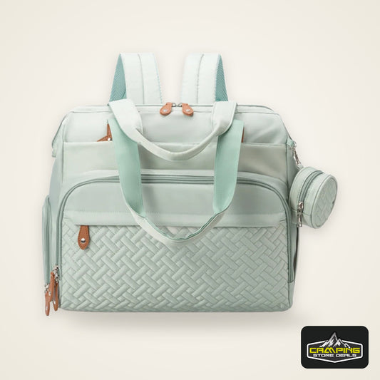 PANGDUBE Diaper Bags with 1pc Pacifier Bag Dad Mom Backpack for Travel Mommy Backpack for Baby Accessories Maternity Bag