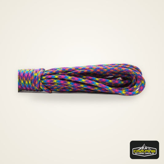 Paracord 550 Rope Parachute Cord Lanyard Tent Rope Guyline Mil Spec Type III 7 Strand 100FT For Hiking Camping 208 Colors