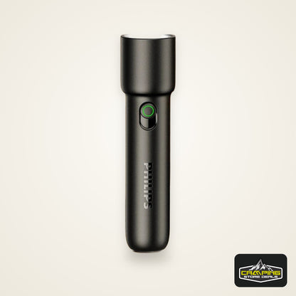 Philips 2025 New EDC Portable Flashlight Rechargeable LED Flashlights for Defensa Personal Self Defense Camping Hiking