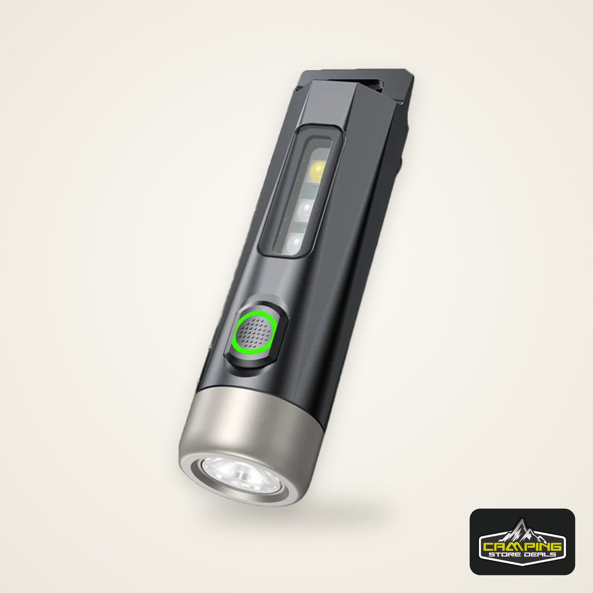PHILIPS 2025  Super Bright EDC Flashlight LED Rechargeable Mini EDC Keychain Flashlights Camping Lamp For Hiking Self Defense