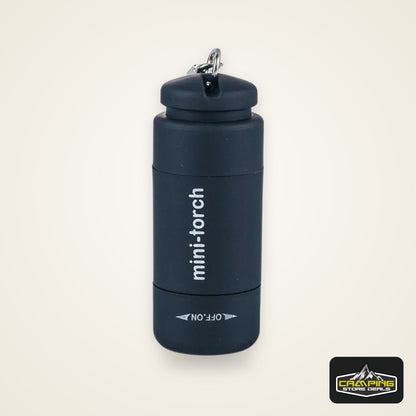 Pocket Keychain Flashlight Waterproof Outdoor Hiking Camping Mini FlashlightUSB Rechargeable LED Multifunctional Strong Light