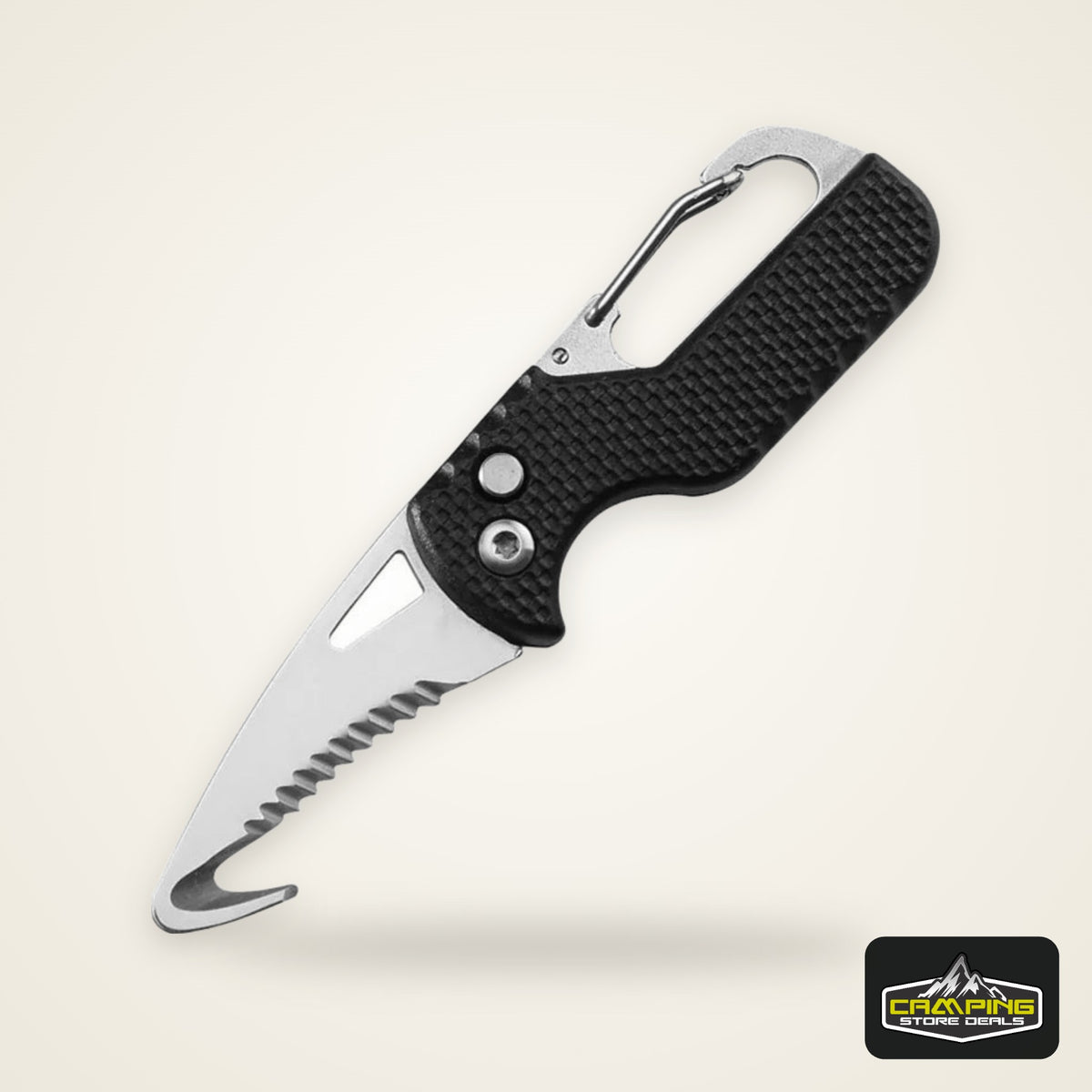 Portable Folding Knife Express Package Knife Gift Keychain Serrated Hook Knife Outdoor Camping Carry-on Survival Tool Box Opener