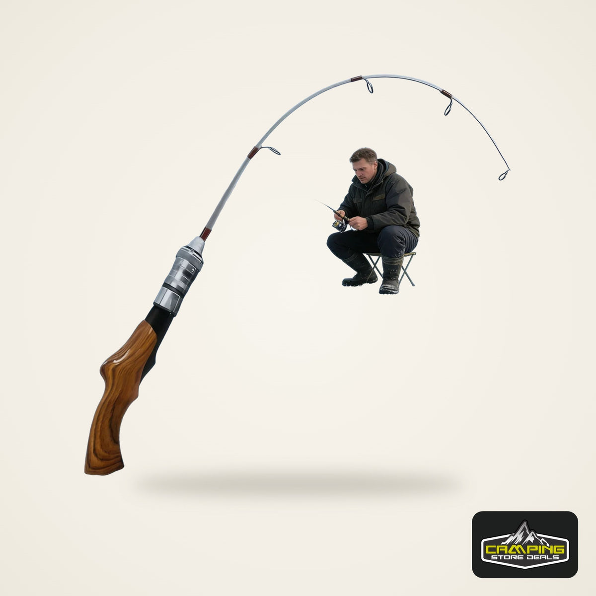 Ultralight Plug-In Ice Fishing Rod