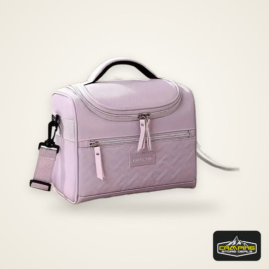 Portable Lunch Bag Food Thermal Box Durable Waterproof Office Cooler Lunch Box with Shoulder Strap Picnic Bag for Couples Unisex