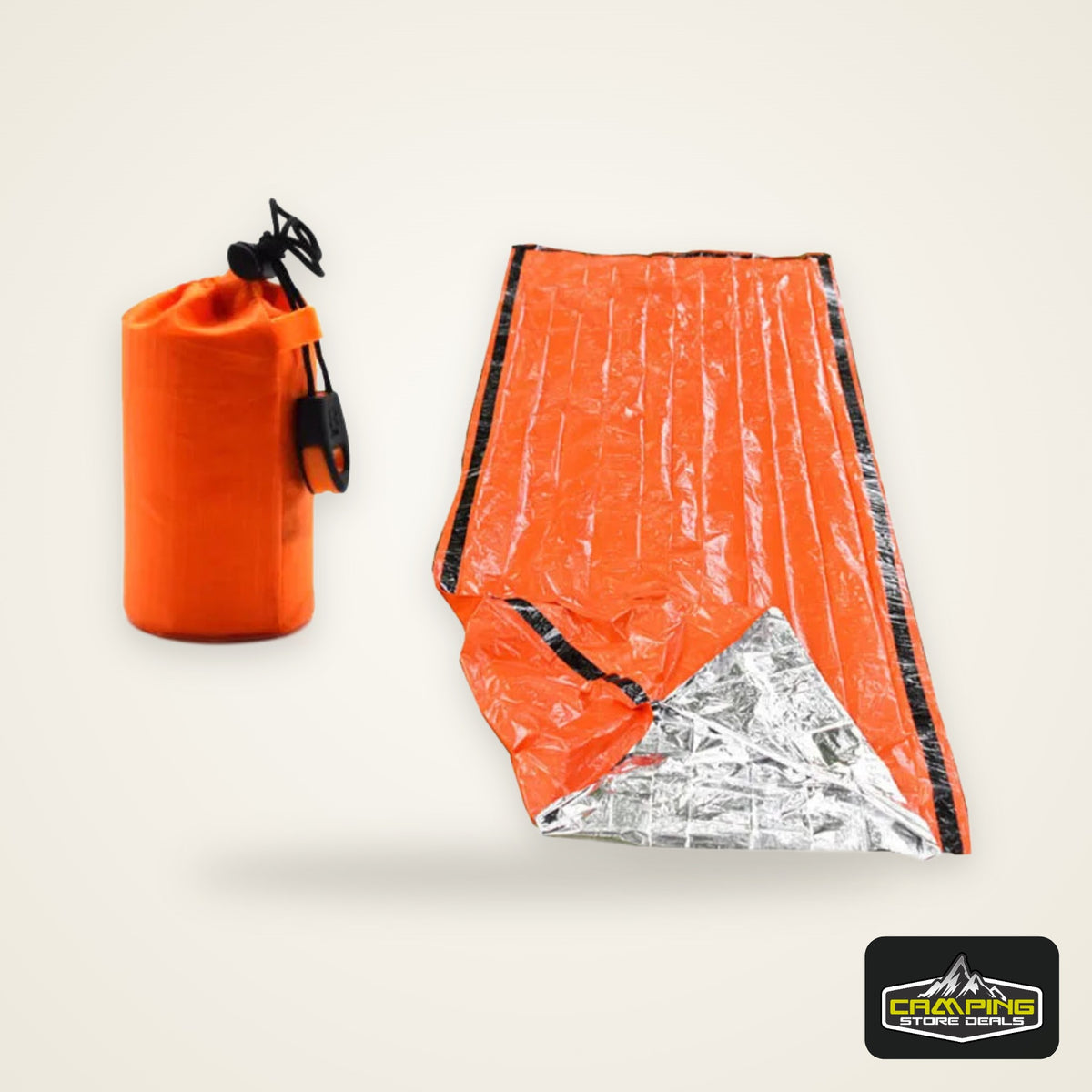 Portable Waterproof Emergency Survival Sleeping Bag Outdoor Edc Camping Gear Thermal Sack First Aid Rescue Kit Mylar Blanket