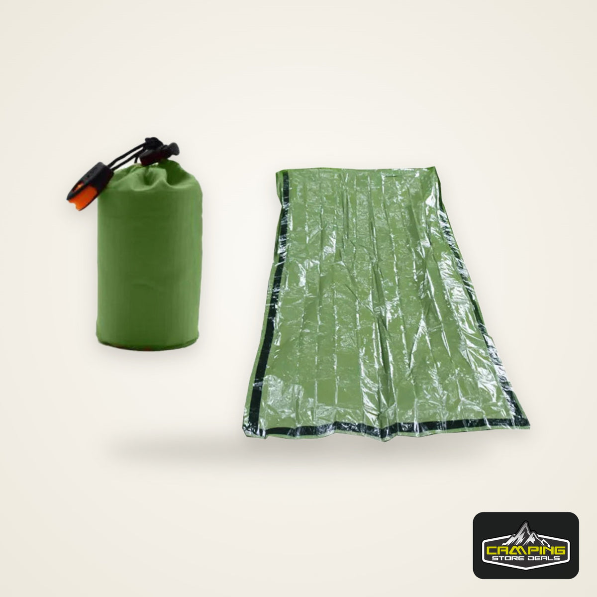 Portable Waterproof Emergency Survival Sleeping Bag Outdoor Edc Camping Gear Thermal Sack First Aid Rescue Kit Mylar Blanket