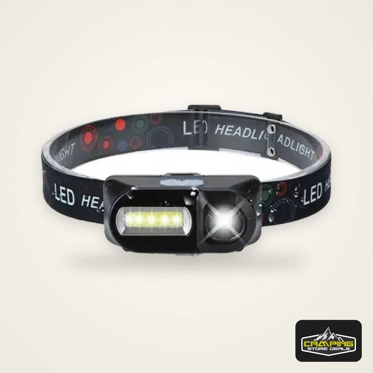 Powerful COB+LED Headlamp 1500LM USB Rechargeable Headlight Waterproof Head Lamp Bright Head Flashlight for Camping Cycling