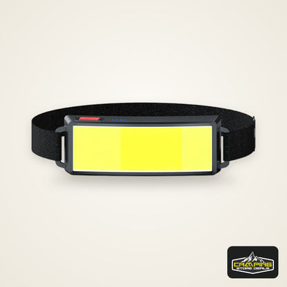 Powerful COB LED Headlamp Type-c Rechargeable Head Flashlight Built-in Battery Outdoor Fishing Camping Lantern Waterproof Torch