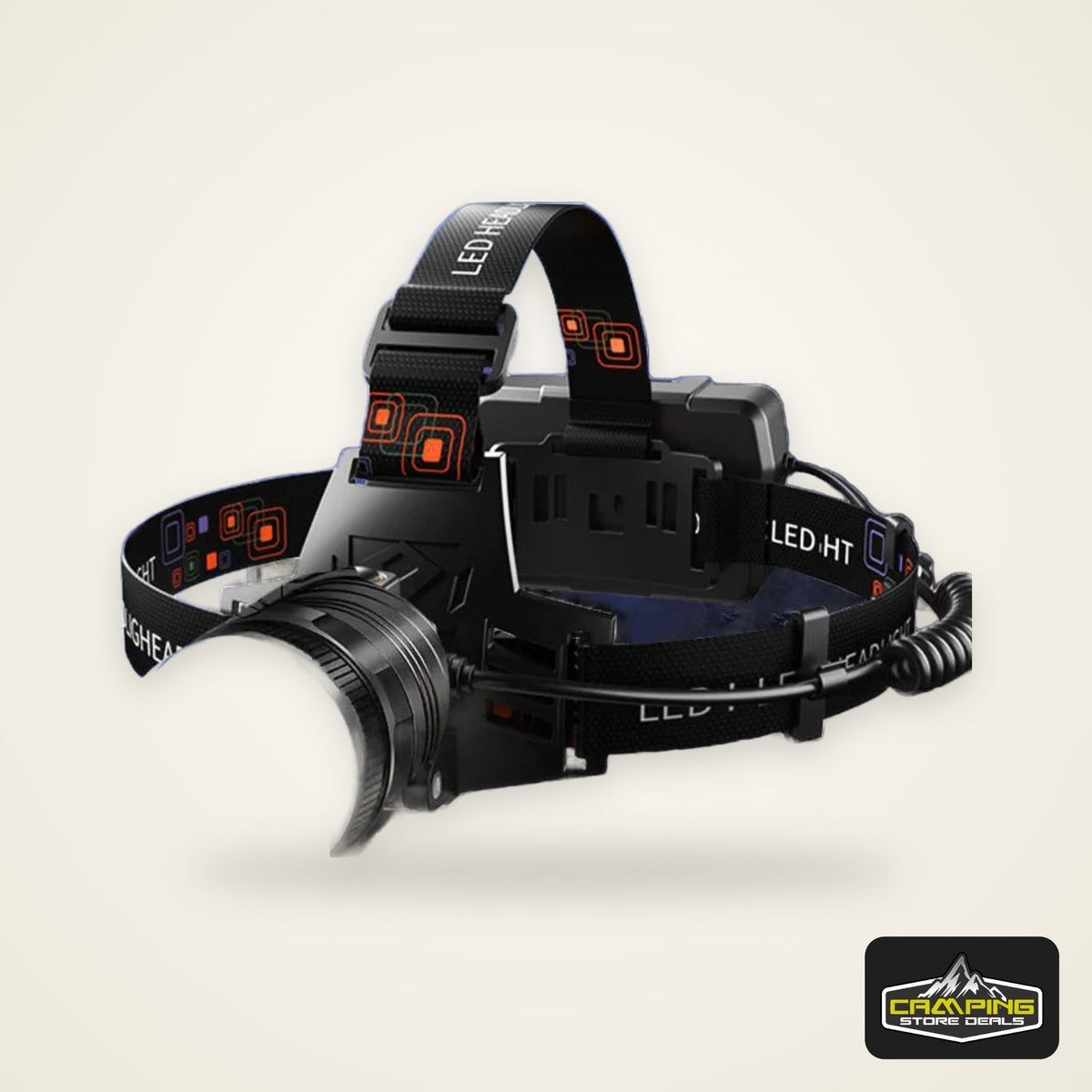 Powerful LED Headlamp Aluminium Alloy Headlight Led Head High Lumen Rechargeable Led Headlamp Camping Searching Hunting Fishing