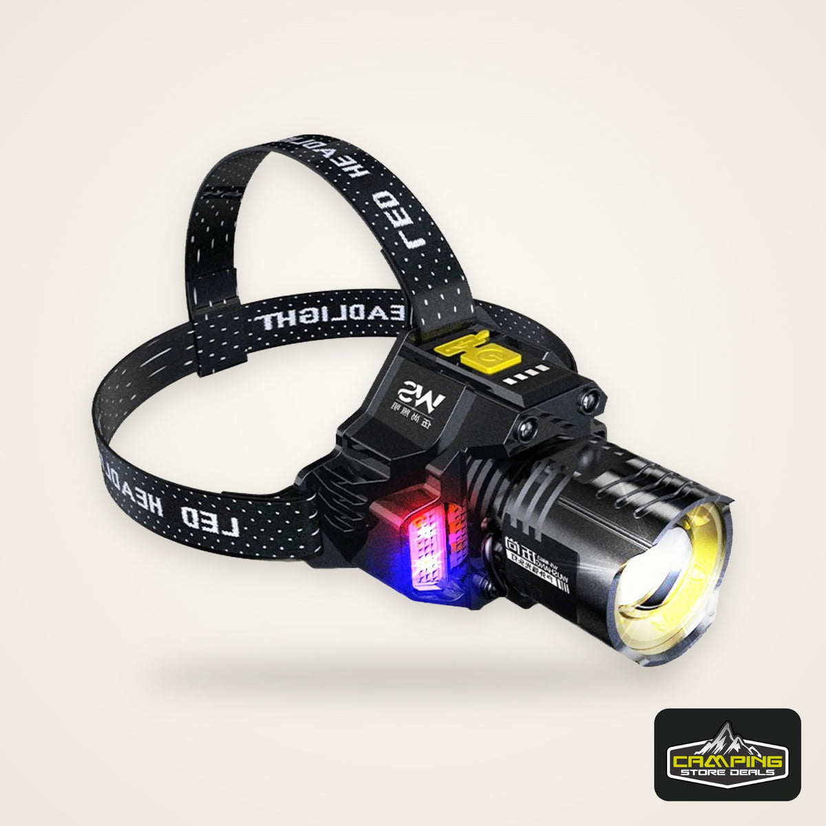 Powerful LED Headlamp Motion Sensor Headlight 18650 Rechargeable Head Flashlights High Power COB Head Lamp Fishing Headlight
