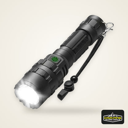 Professional Hunting Tactics Night Reconnaissance LED Flashlight L2 Lamp Beads Waterproof Rechargeable Outdoor Portable Torch