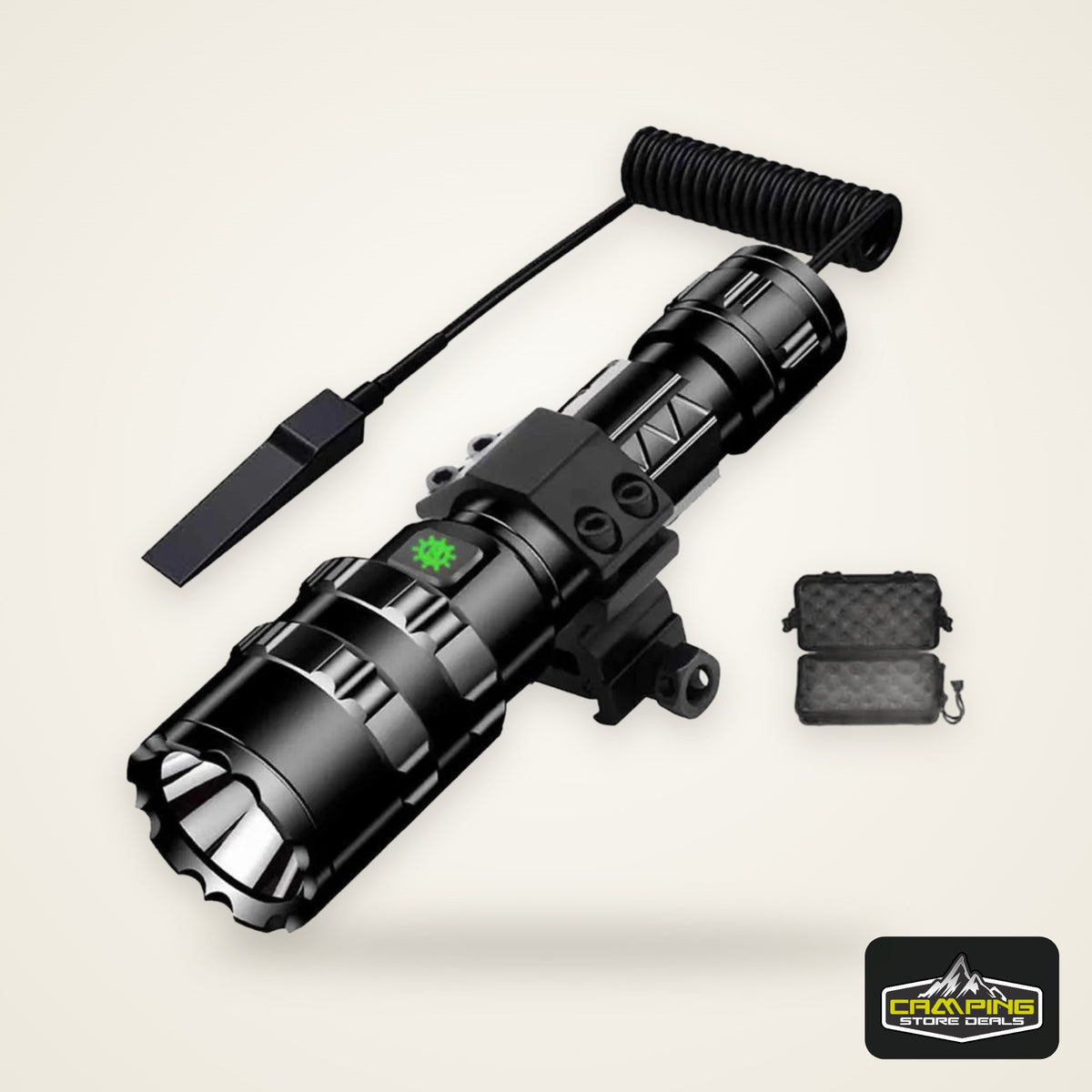 Professional Hunting Tactics Night Reconnaissance LED Flashlight L2 Lamp Beads Waterproof Rechargeable Outdoor Portable Torch