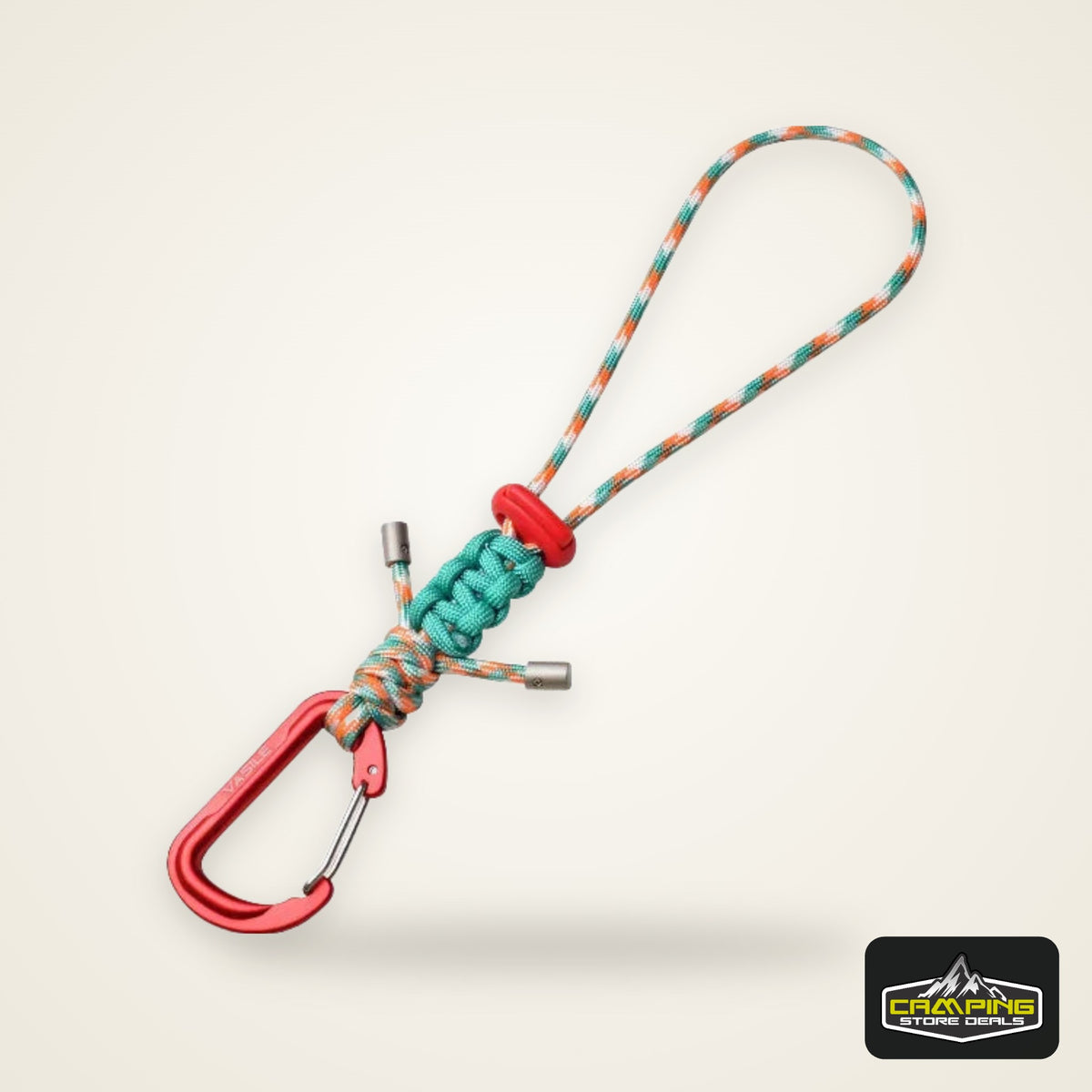 Quick-Release Paracord Water Bottle Hang Buckle Carabiner Portable Clip Multifunctional Hook for Outdoor Hiking Backpack