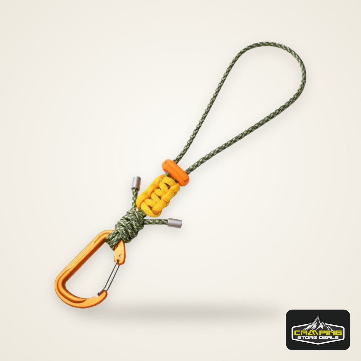 Quick-Release Paracord Water Bottle Hang Buckle Carabiner Portable Clip Multifunctional Hook for Outdoor Hiking Backpack