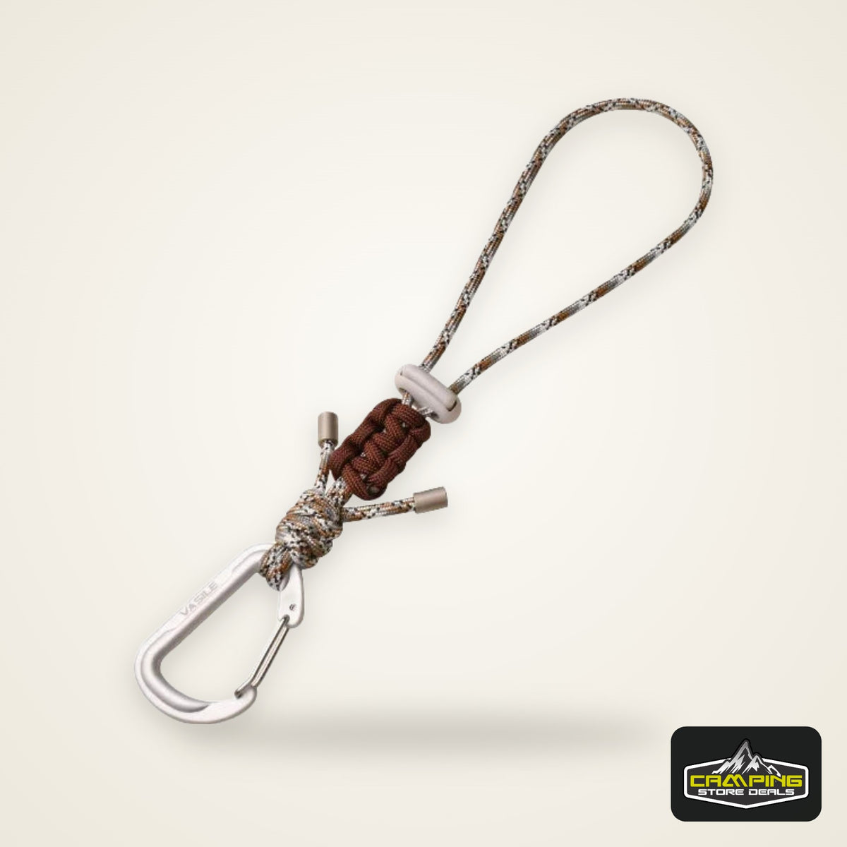 Quick-Release Paracord Water Bottle Hang Buckle Carabiner Portable Clip Multifunctional Hook for Outdoor Hiking Backpack