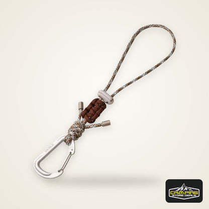 Quick-Release Paracord Water Bottle Hang Buckle Carabiner Portable Clip Multifunctional Hook for Outdoor Hiking Backpack