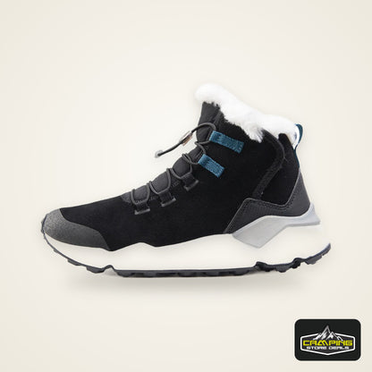 RAX Hiking Boots Men Waterproof Winter Snow Boots Fur lining Lightweight Trekking Shoes Warm Outdoor Sneakers Mountain Boots Men