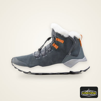 RAX Hiking Boots Men Waterproof Winter Snow Boots Fur lining Lightweight Trekking Shoes Warm Outdoor Sneakers Mountain Boots Men