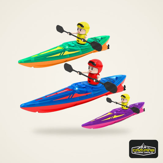RC Kayak Racing Boat – 2.4G Remote Control Rowing Toy for Kids Water Games & Outdoor Fun