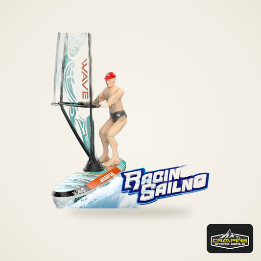 RC Sailing Boat 2.4G Remote Control Speedboat – Kayak Paddle Racing Model with Steering for Kids & Adults Birthday Gift