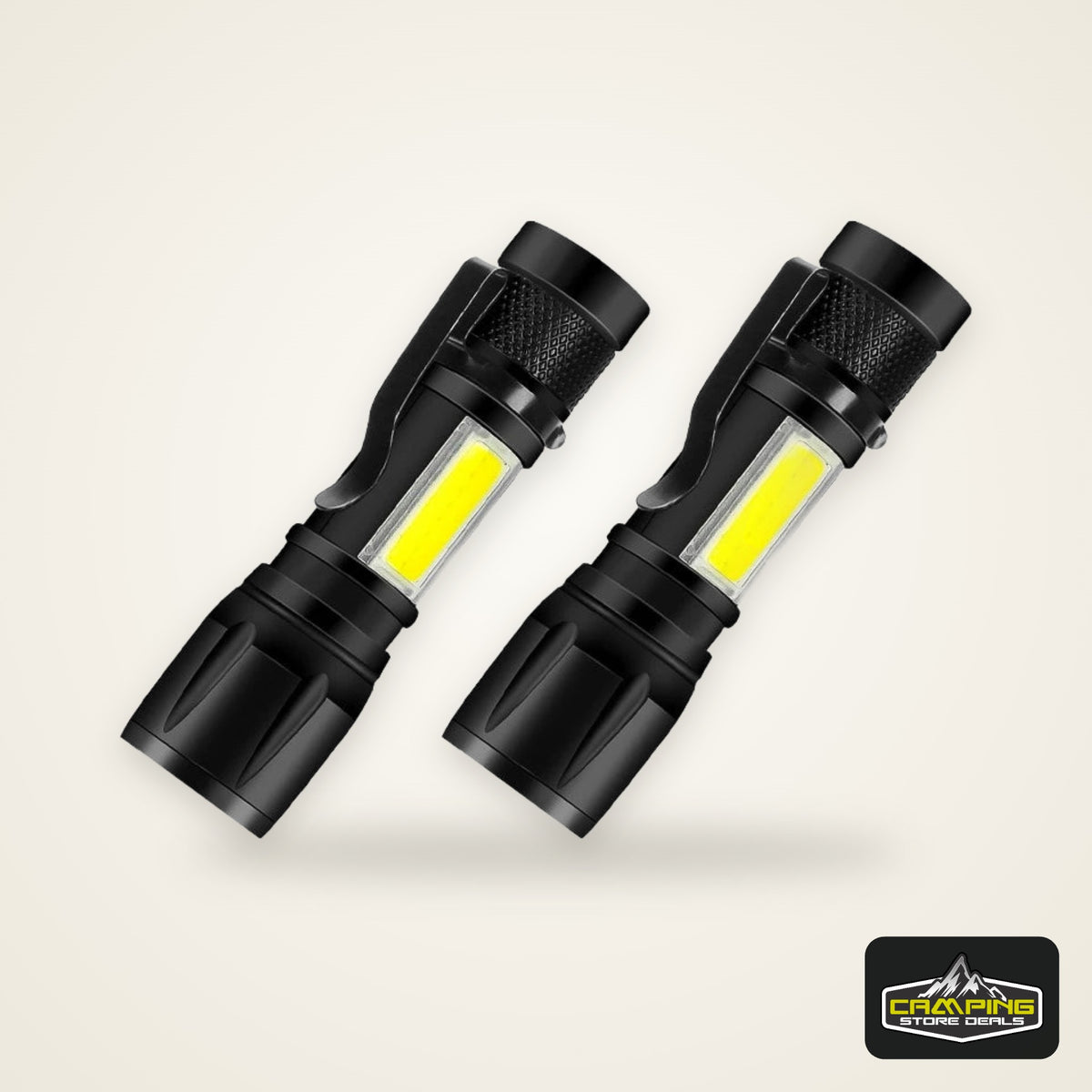 Rechargeable LED Flashlight Zoomable Torch with LCD Display 3 Modes Waterproof High Power Hand Light Outdoor Wilderness Camping