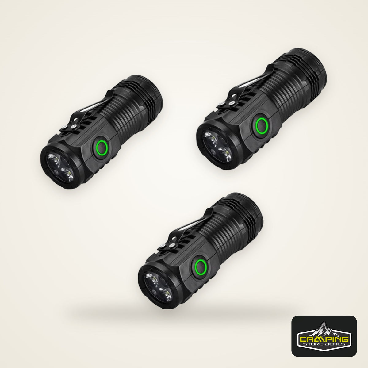 Rechargeable Outdoor Flashlight Portable Strong Light Waterproof Torch for Camping Walking Portable EDC Lighting Lamp
