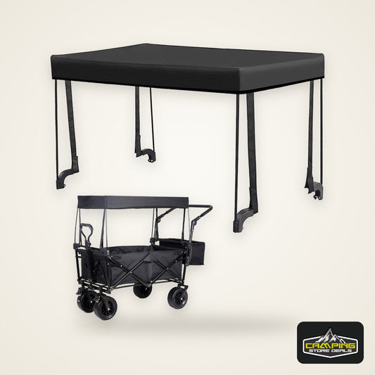 Removable Awning Canopy For Wagon Attachment Sun Shade Cover For Trolley Cart Tube PE Cloth Sun Shelters