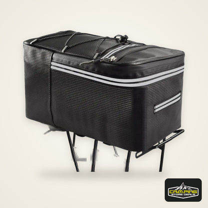 Riding Bike Rear Seat Bag Bicycle Luggage Carrier Rack Cycling Mountain MTB Bike Waterproof Travel Tail Bags Storage Accesories