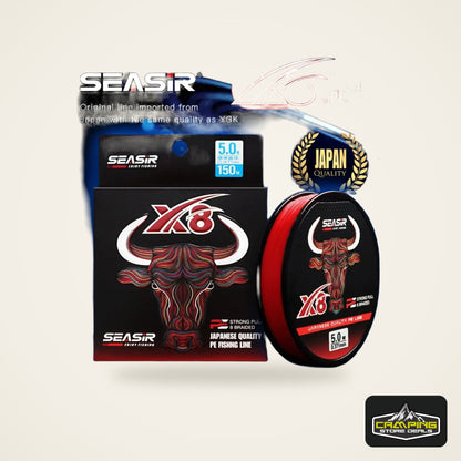 Seasir RedBull 8-Strand PE Braid 150m