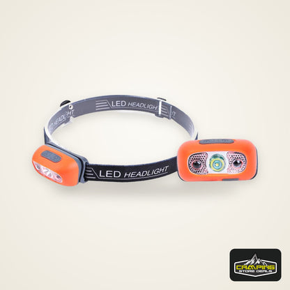 Sensor Headlamps Mini LED Night Fishing Powerful Torch Head Lamp USB Rechargeable Super Bright Adjustable Angle Headlight