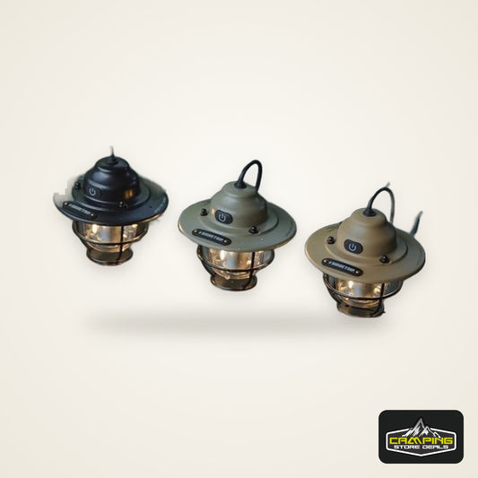Shine Trip Outdoor Retro Smalldroplight, Campsite Lamp, Atmosphere Lamp, USB Charging Tent Light, LED Camping Hangling Lamp